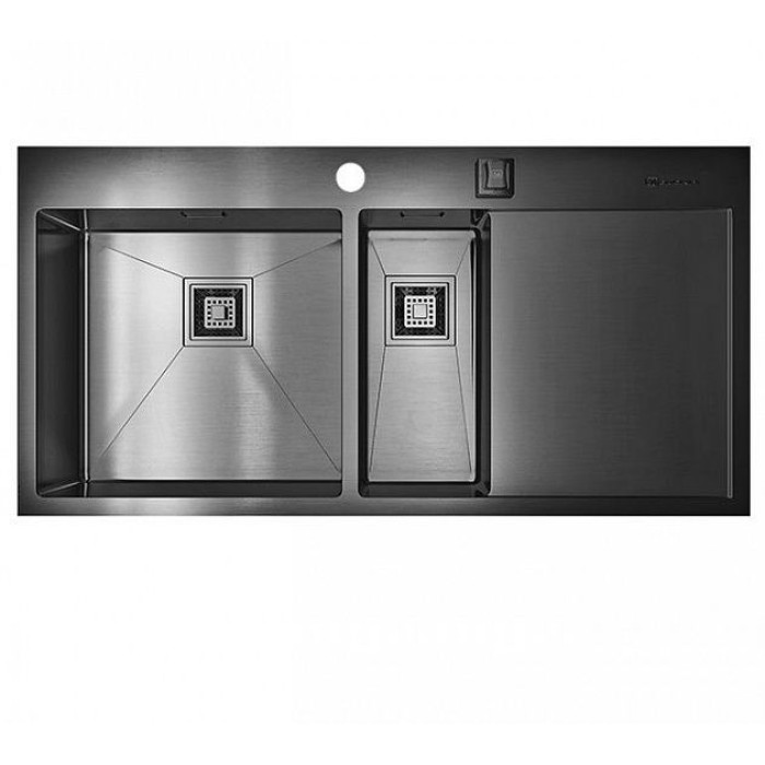 Кухонная мойка OMOIKIRI Akisame 100-2-GM-L (4993103) Кухонная мойка OMOIKIRI Akisame 100-2-GM-L (4993103)