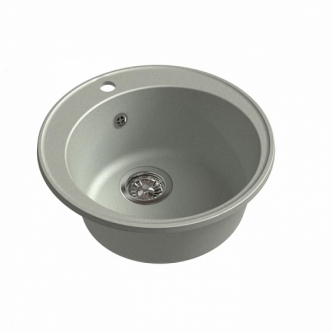 Кухонная мойка GRANFEST QUARZ GF-Z 08 D480 серый Кухонная мойка GRANFEST QUARZ GF-Z 08 D480 серый