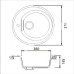 Мойка GRANFEST Rondo GF-R510 (d510) Терракот 307 круглая 417506 Мойка GRANFEST Rondo GF-R510 (d510) Терракот 307 круглая 417506