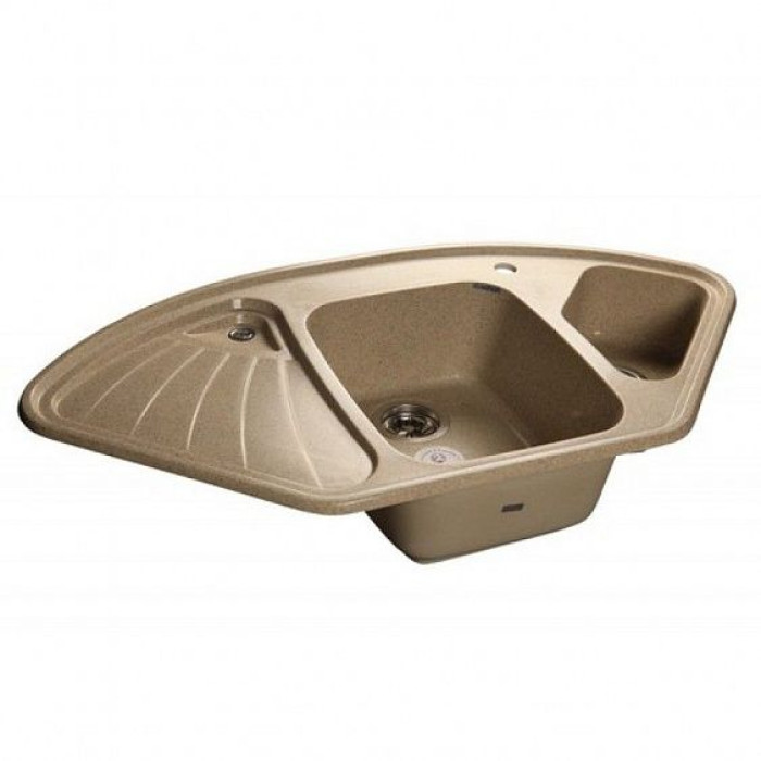 Мойка GRANFEST Corner GF-C1040E (1040х570) Песочный 302 угловая 430134 Мойка GRANFEST Corner GF-C1040E (1040х570) Песочный 302 угловая 430134