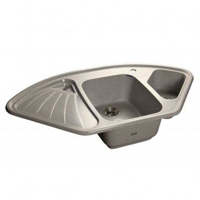 Мойка GRANFEST Corner GF-C1040E (1040х570) Серый 310 угловая 430135
