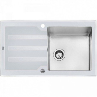 Кухонная мойка TEKA lux 1b 1d 86 white (art.12129012)