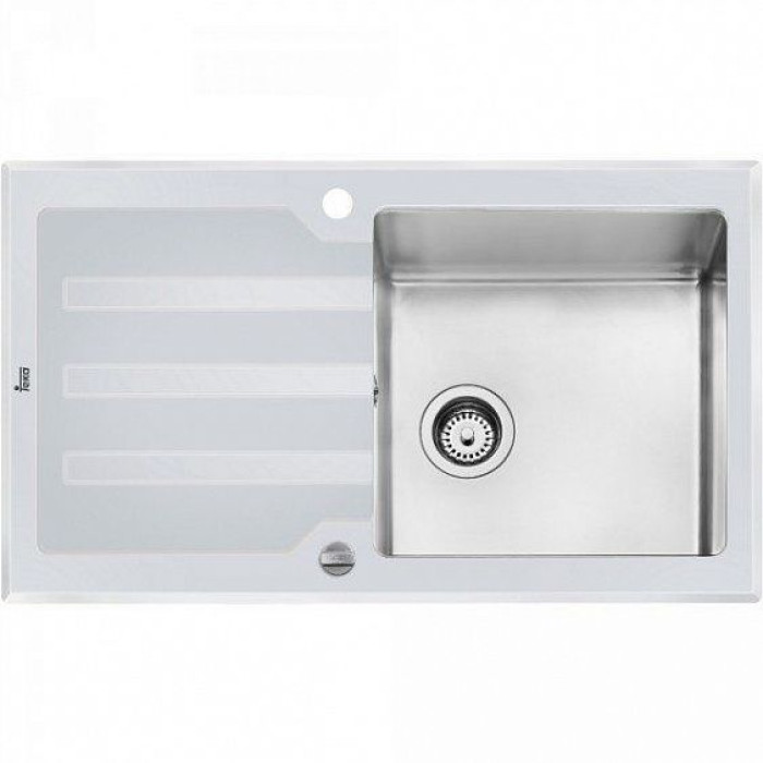 Кухонная мойка TEKA lux 1b 1d 86 white (art.12129012) Кухонная мойка TEKA lux 1b 1d 86 white (art.12129012)