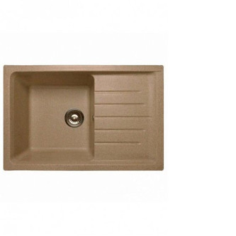 Мойка GRANFEST Practic GF-P760L (760х500) Терракот 307 с крылом 432114