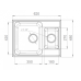 Кухонная мойка GRANFEST QUARZ GF-Z 09 песок Кухонная мойка GRANFEST QUARZ GF-Z 09 песок