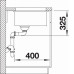 Кухонная мойка BLANCO SUBLINE 500-U 523740 черный