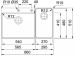 Кухонная мойка FRANKE Box Center BWX 220-54-27 TL рабочий центр слева Кухонная мойка FRANKE Box Center BWX 220-54-27 TL рабочий центр слева