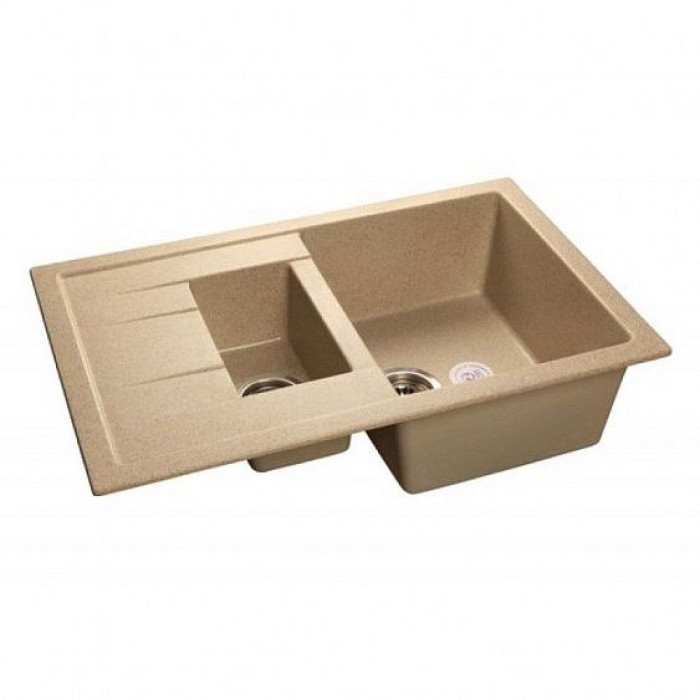 Мойка GRANFEST Quadro GF-Q775KL (775х500) Песочный 302 разм.+крыло 421267 Мойка GRANFEST Quadro GF-Q775KL (775х500) Песочный 302 разм.+крыло 421267