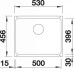 Кухонная мойка BLANCO SUBLINE 500-U 523740 черный