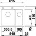 Мойка BLANCO 521698 BLANCO PLEON 6 Split кофе Мойка BLANCO 521698 BLANCO PLEON 6 Split кофе