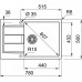 Кухонная мойка FRANKE S2D 611-78 XL цвет оникс Кухонная мойка FRANKE S2D 611-78 XL цвет оникс