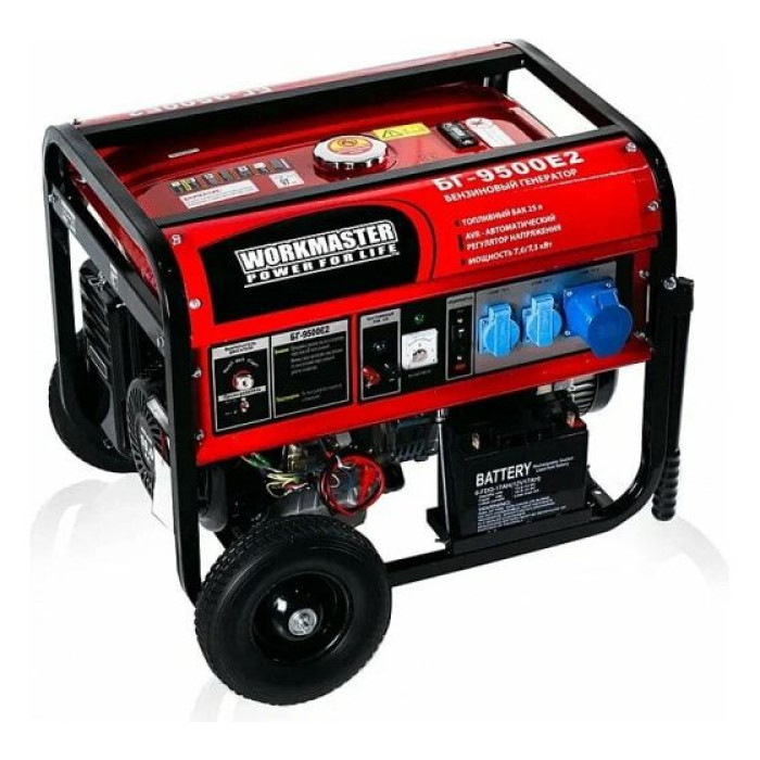 Бензиновый генератор Workmaster БГ-9500E2 Бензиновый генератор Workmaster БГ-9500E2