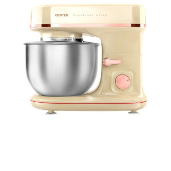 Миксер CENTEK CT-1139 бежевый/хром Миксер CENTEK CT-1139 бежевый/хром