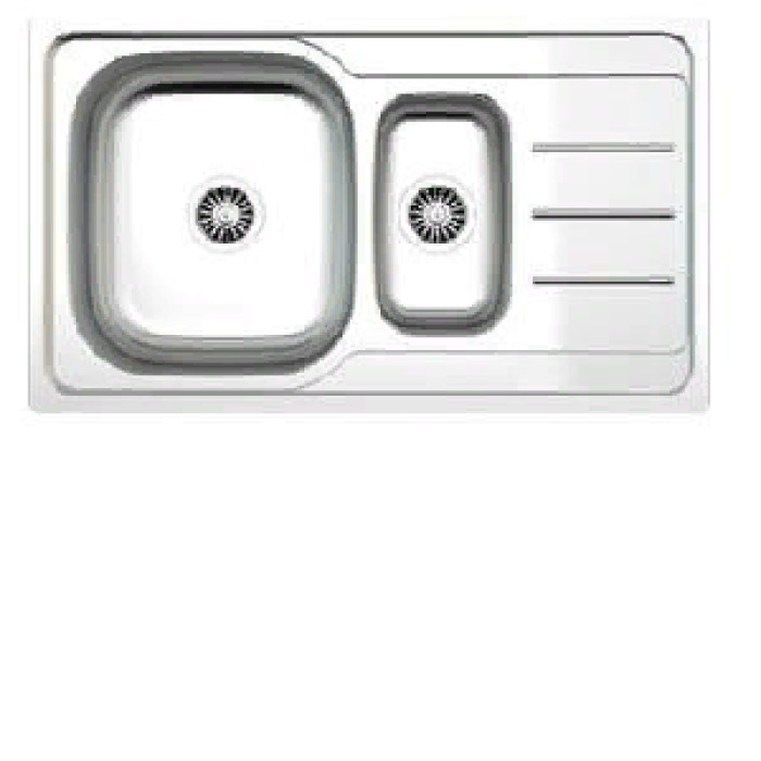 Кухонная мойка Zigmund & Shtain Rechteck 860D.8 polished с сифоном Кухонная мойка Zigmund & Shtain Rechteck 860D.8 polished с сифоном
