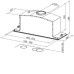 Вытяжка FABER 110.0356.519 FABER INCA LUX GLASS EG8 X/BK A52