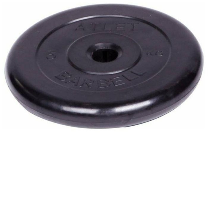 Диск обрезиненный MB Barbell Atlet MB-AtletB31-5