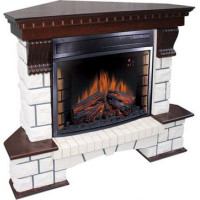 Камин ROYAL FLAME pierre luxe угловой под dioramic 28 (темн. дуб) Камин ROYAL FLAME pierre luxe угловой под dioramic 28 (темн. дуб)