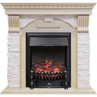 Камин ROYAL FLAME dublin арочный сланец крем под fobos br (слоновая кость) Камин ROYAL FLAME dublin арочный сланец крем под fobos br (слоновая кость)