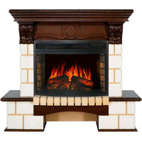 Камин ROYAL FLAME pierre luxe шампань угловой под dioramic 25 темный дуб Камин ROYAL FLAME pierre luxe шампань угловой под dioramic 25 темный дуб