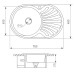 Кухонная мойка Zigmund & Shtain Kreis OV 780.8 linen с сифоном Кухонная мойка Zigmund & Shtain Kreis OV 780.8 linen с сифоном