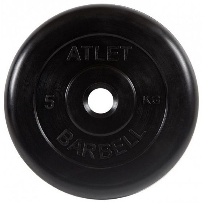 Диск обрезиненный MB Barbell MB-AtletB26-5 Диск обрезиненный MB Barbell MB-AtletB26-5