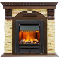 Камин DIMPLEX dublin арочный сланец крем под brookline black (темный дуб) Камин DIMPLEX dublin арочный сланец крем под brookline black (темный дуб)