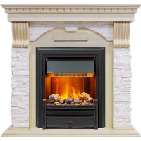Камин DIMPLEX dublin арочный сланец крем под brookline black (слоновая кость) Камин DIMPLEX dublin арочный сланец крем под brookline black (слоновая кость)
