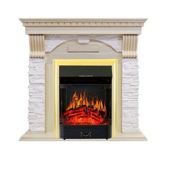 Камин ROYAL FLAME dublin арочный сланец крем под majestic bl (слоновая кость)