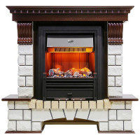 Камин DIMPLEX pierre luxe под brookline black (темный дуб) Камин DIMPLEX pierre luxe под brookline black (темный дуб)