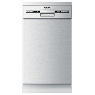 Посудомоечная машина BBK 45-DW119D серебро