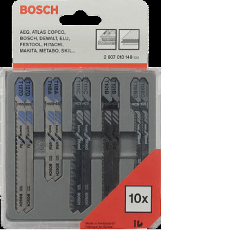 Набор 10 пилок BOSCH 2.607.010.148 Набор 10 пилок BOSCH 2.607.010.148