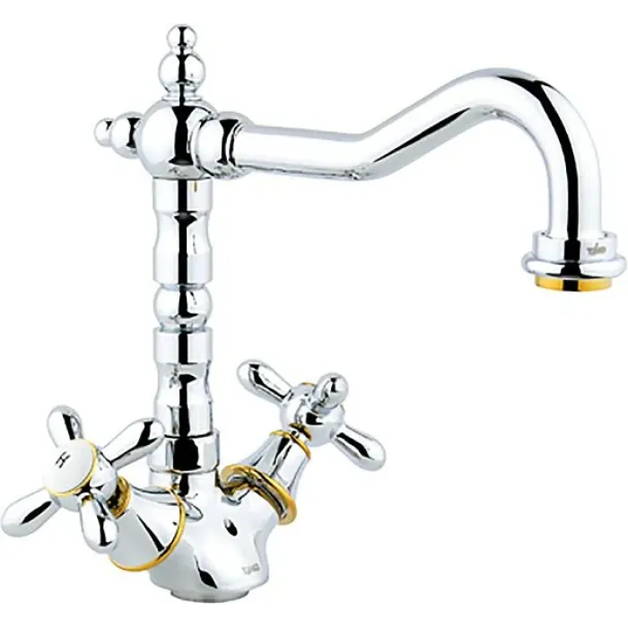 Смеситель TIMO ritz 0143fk золотистый
