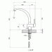 Смеситель SMEG mf8av2 Смеситель SMEG mf8av2