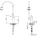 Смеситель Timo Saona 2308FS chrome Смеситель Timo Saona 2308FS chrome