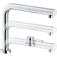 Смеситель FRANKE Active Window хром выдвижной шланг