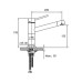 Смеситель Timo Saona 2303F anthracite Смеситель Timo Saona 2303F anthracite