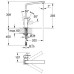 Смеситель GROHE eurocube хром 31255000