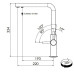 Смеситель для мойки FRANKE Neptune Clear Water Миндаль (115.0370.698) Смеситель для мойки FRANKE Neptune Clear Water Миндаль (115.0370.698)
