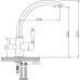 Смеситель Milacio Gracia черный (F6500.308) Смеситель Milacio Gracia черный (F6500.308)