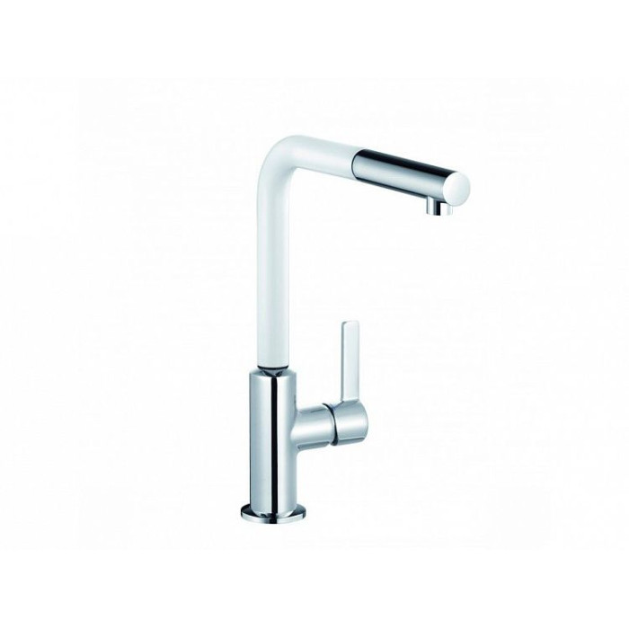 Смеситель KLUDI L-INE 408519375 хром/белый Смеситель KLUDI L-INE 408519375 хром/белый