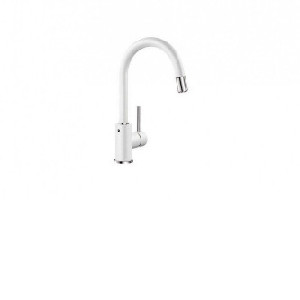 Смеситель для мойки BLANCO MIDA-S 521457 Silgranit белый