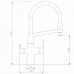 Смеситель ZORG SH 818-6 BLACK BR Смеситель ZORG SH 818-6 BLACK BR
