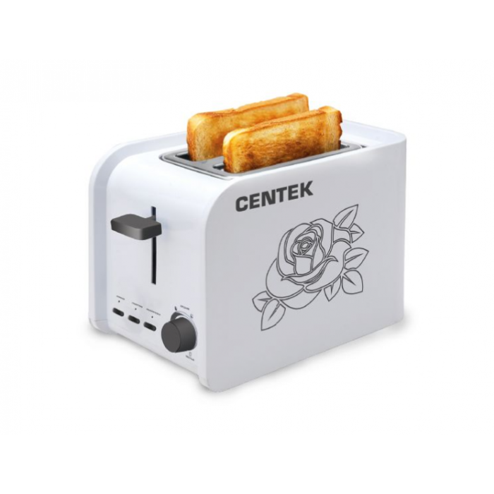 Тостер CENTEK СТ-1427 белый Тостер CENTEK СТ-1427 белый