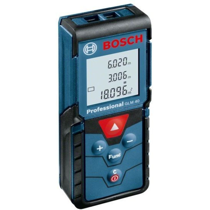 Измеритель длины лазерный Bosch GLM 40 0601072900 Измеритель длины лазерный Bosch GLM 40 0601072900