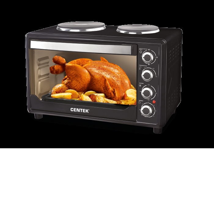 Мини-печь Centek CT-1530-36 Plate черный