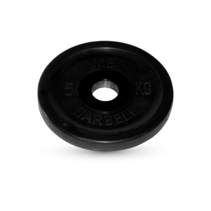 Диск обрезиненный MB Barbell MB-PltB26-5 Диск обрезиненный MB Barbell MB-PltB26-5