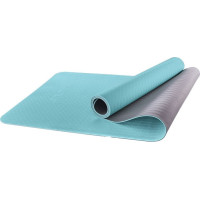 Коврик для йоги Starfit FM-201 TPE 173x61x0,6 см мятный/серый Коврик для йоги Starfit FM-201 TPE 173x61x0,6 см мятный/серый