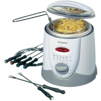 Фритюрница BOMANN FFR 1290 CB weis-grau 1L Фритюрница BOMANN FFR 1290 CB weis-grau 1L