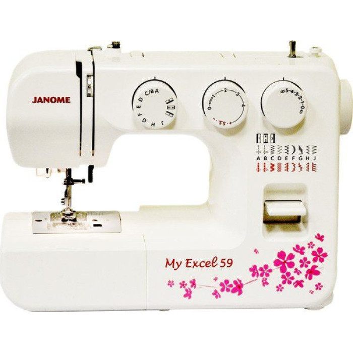 Швейная машина JANOME my excel 59 белый Швейная машина JANOME my excel 59 белый