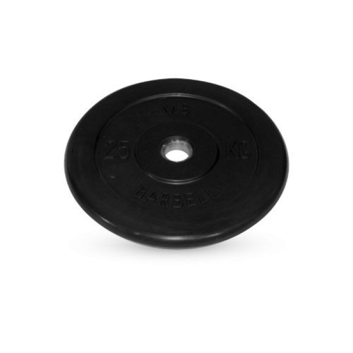 Диск обрезиненный MB Barbell MB-PltB26-25 Диск обрезиненный MB Barbell MB-PltB26-25